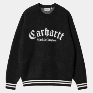 Carhartt WIP Onyx Sweater | Sort/Voks Hot