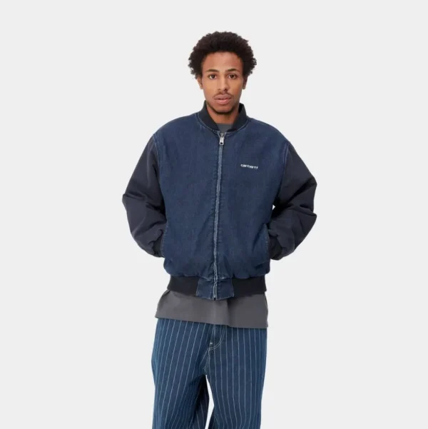 Carhartt WIP Paxon Bombefly | Bla/Mork Navy (Stenvasket) Store