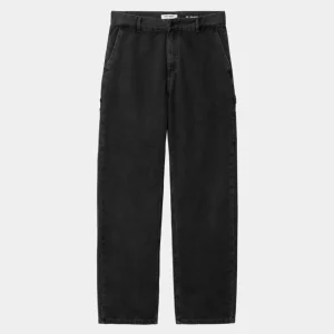 Carhartt WIP Pierce Pant Straight - Denim | Sort (Stenvasket) Outlet