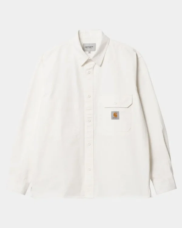 Carhartt WIP Reno Skjortejakke | Off-White (Beklaedningsgenstand Farvet) Online