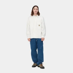 Carhartt WIP Reno Skjortejakke | Off-White (Beklaedningsgenstand Farvet) Online