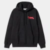 Carhartt WIP Rocky Script Sweatshirt Med Haette | Sort Flash Sale