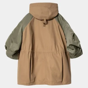 Carhartt WIP Sacai X And X Nylon Twill Frakke | Beige / Khaki Clearance