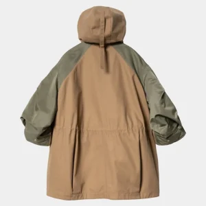 Carhartt WIP Sacai X And X Nylon Twill Frakke | Beige / Khaki Clearance