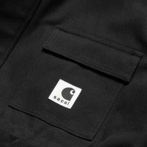 Carhartt WIP Sacai X And X Nylon Twill Frakke | Sort New