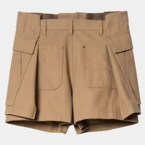 Carhartt WIP Sacai X Andeshorts Til Kvinder | Beige Clearance