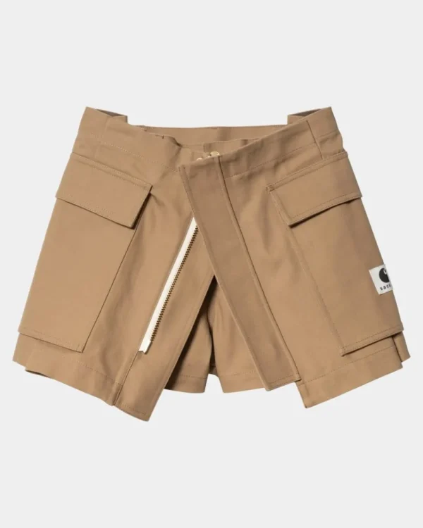 Carhartt WIP Sacai X Andeshorts Til Kvinder | Beige Clearance