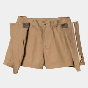 Carhartt WIP Sacai X Andeshorts Til Kvinder | Beige Clearance