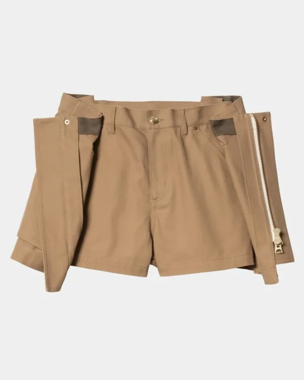 Carhartt WIP Sacai X Andeshorts Til Kvinder | Beige Clearance