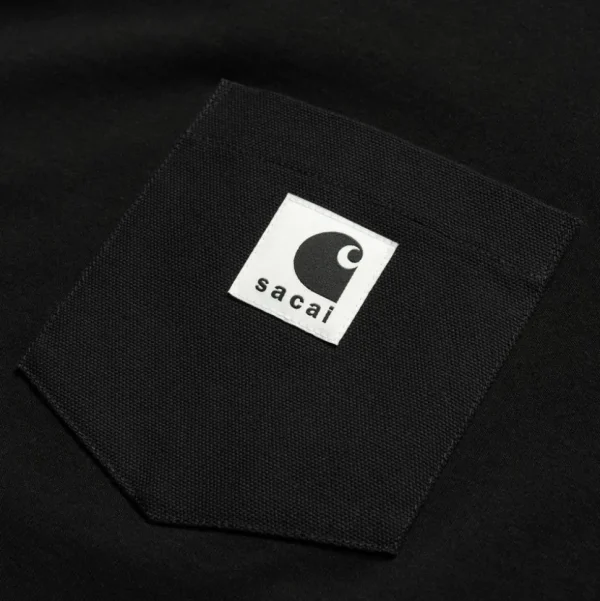 Carhartt WIP Sacai X Langaermet T-Shirt | Sort Online