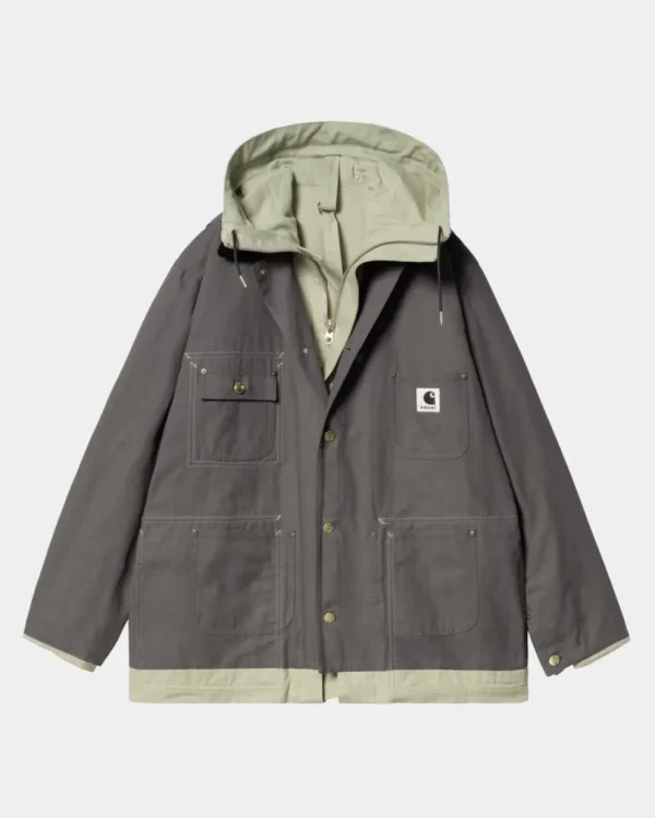 Carhartt WIP Sacai X Vendbar Andefrakke | Gra/Lysegron Best