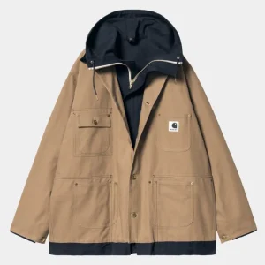 Carhartt WIP Sacai X Vendbar Andefrakke | Beige / Navy Flash Sale