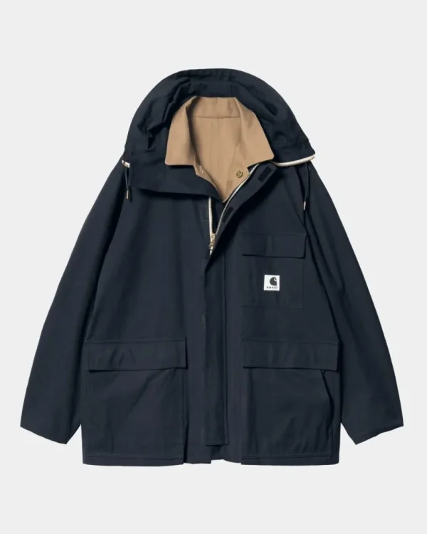 Carhartt WIP Sacai X Vendbar Andefrakke | Beige / Navy Flash Sale