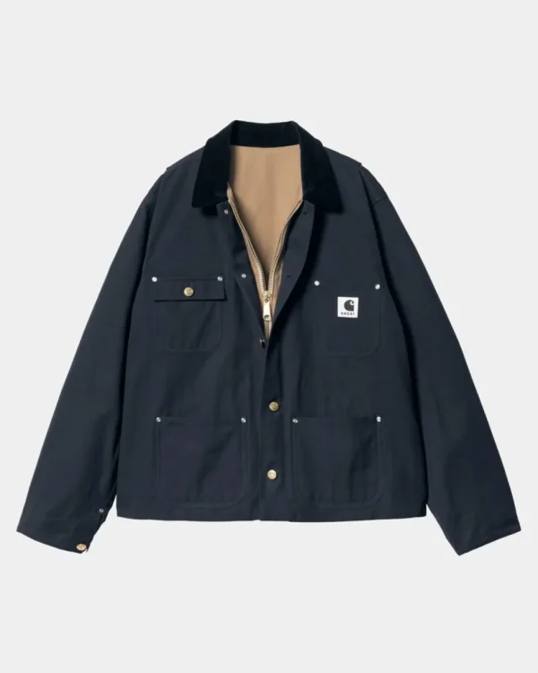 Carhartt WIP Sacai X Vendbar Andejakke | Beige / Navy Fashion