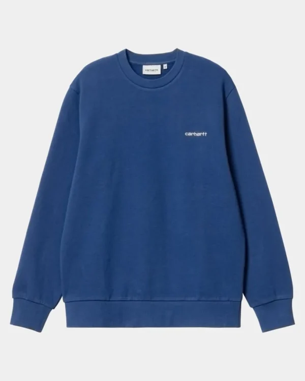 Carhartt WIP Script Broderi Sweatshirt | Aeldre Best Sale