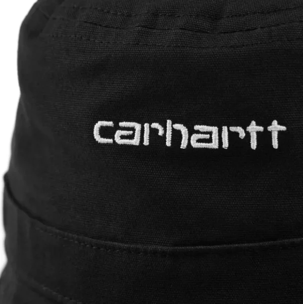 Carhartt WIP Script Bucket Hat | Sort Hvid Best Sale