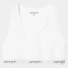 Carhartt WIP Script Racer Tank | Hvid Online