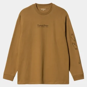 Carhartt WIP Sikkerhedsnal Langaermet T-Shirt | Hamilton Brown Online