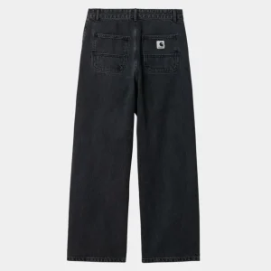 Carhartt WIP Simple Bukser Til Kvinder - Denim | Sort (Heavy Stone Vask) Best Sale