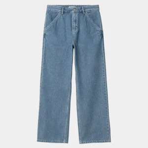 Carhartt WIP Simple Bukser Til Kvinder - Denim | Bla (Heavy Stone Vask) Cheap