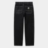 Carhartt WIP Simple Pant - Denim | Sort (Heavy Stone Vask) Outlet