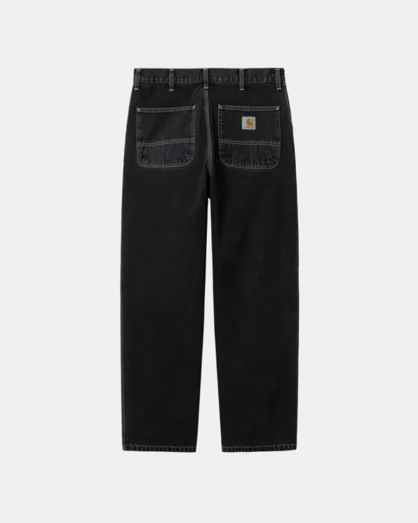 Carhartt WIP Simple Pant - Denim | Sort (Heavy Stone Vask) Outlet