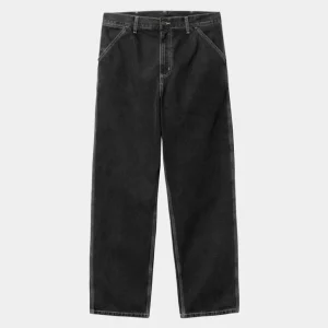 Carhartt WIP Simple Pant - Denim | Sort (Stenvasket) Best