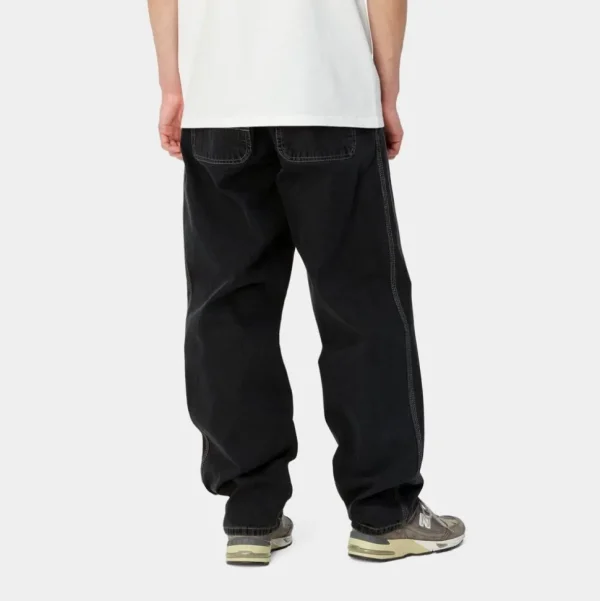 Carhartt WIP Simple Pant - Denim | Sort (Heavy Stone Vask) Outlet