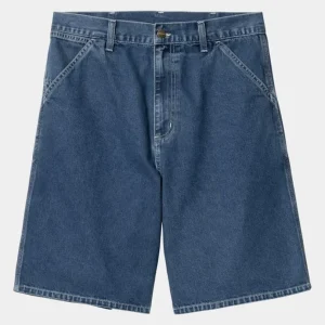 Carhartt WIP Simple Short - Denim | Bla (Stenvasket) Sale