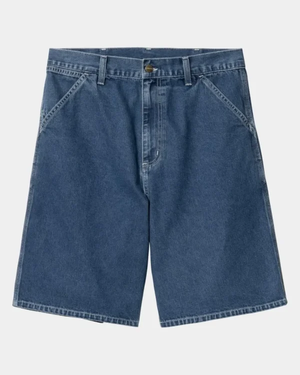 Carhartt WIP Simple Short - Denim | Bla (Stenvasket) Sale