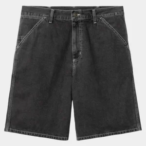 Carhartt WIP Simple Short - Denim | Sort (Heavy Stone Vask) Online