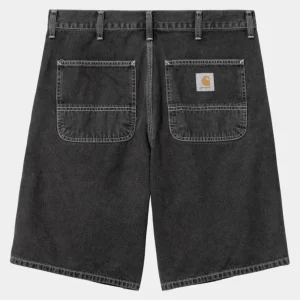 Carhartt WIP Simple Short - Denim | Sort (Heavy Stone Vask) Online