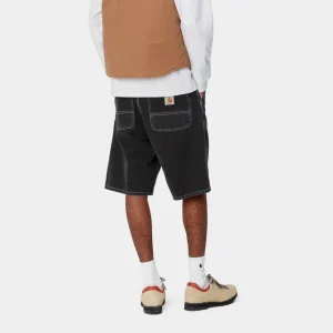 Carhartt WIP Simple Short - Denim | Sort (Heavy Stone Vask) Online