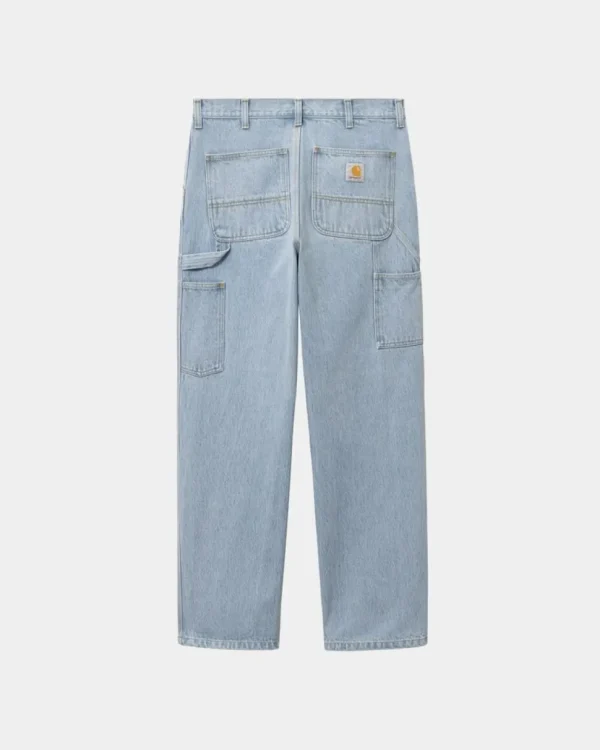 Carhartt WIP Single Knee Pant - Denim | Bla (Tung Sten Bleget) Sale