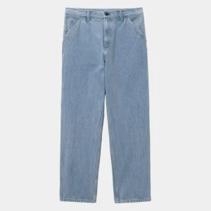 Carhartt WIP Single Knee Pant - Denim | Bla (Sten Bleget) Flash Sale