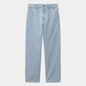 Carhartt WIP Single Knee Pant - Denim | Bla (Tung Sten Bleget) Sale