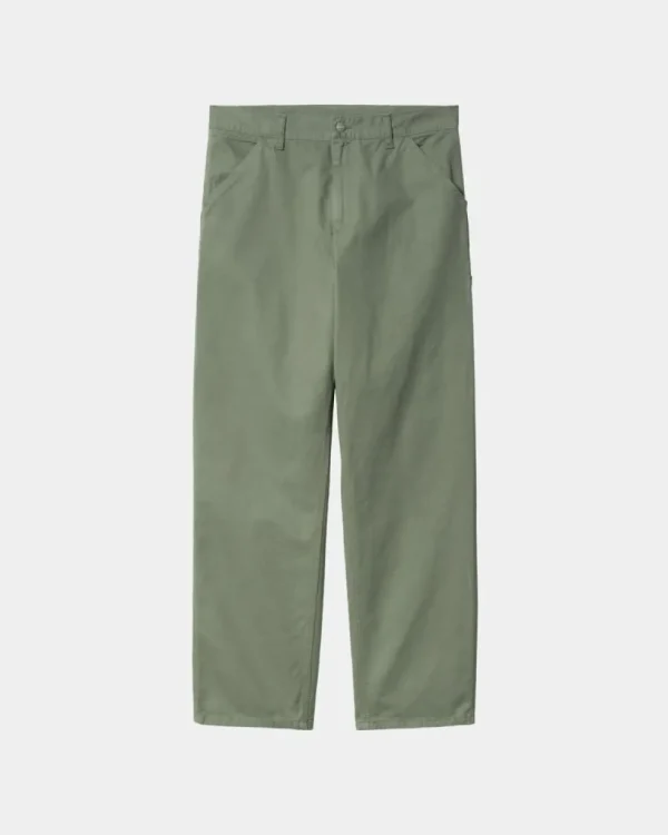 Carhartt WIP Single Knee Pant - Drill | Park (Beklaedningsgenstand Farvet) Cheap