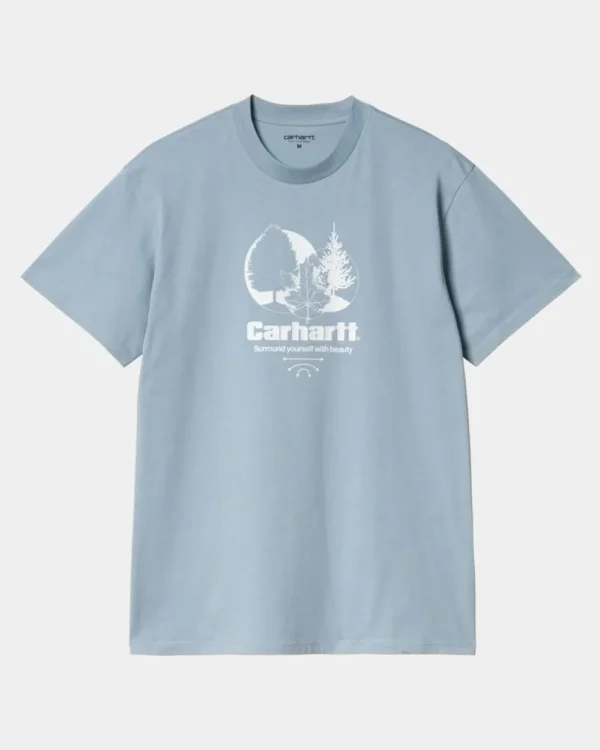 Carhartt WIP Surround T-Shirt | Frostet Bla Cheap