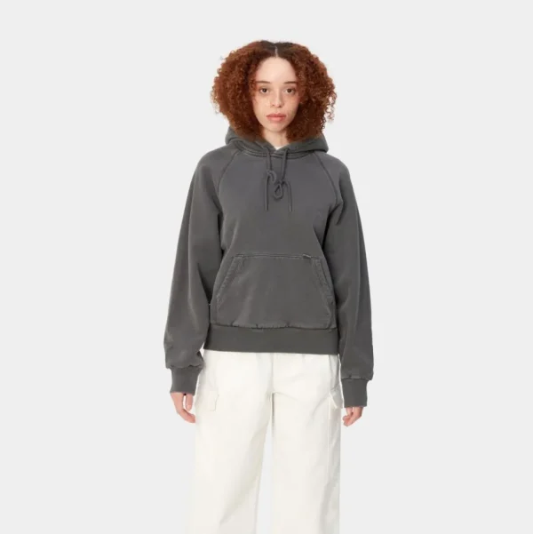 Carhartt WIP Taos Sweatshirt Med Haette Til Kvinder | Flint Outlet