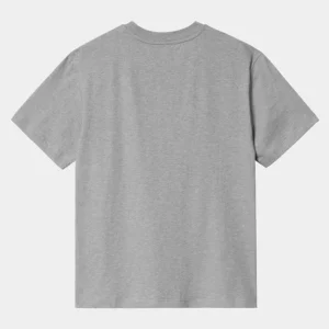 Carhartt WIP T-Shirt Med Lommer Til Kvinder | Gra Lyng Flash Sale