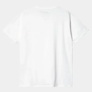 Carhartt WIP T-Shirt Med Lommer Til Kvinder | Hvid Discount