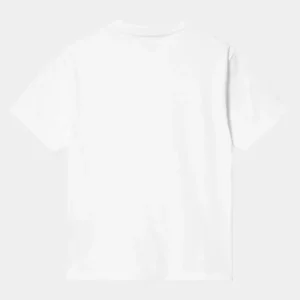 Carhartt WIP T-Shirt Med Tekstbroderi Til Kvinder | Hvid Cheap