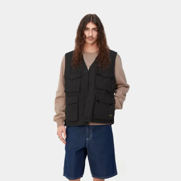 Carhartt WIP Unity Vest | Sort (Tung Enzymvask) New