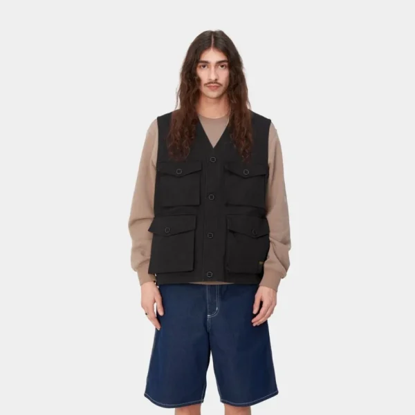 Carhartt WIP Unity Vest | Sort (Tung Enzymvask) New