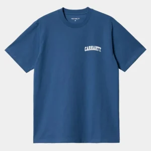 Carhartt WIP University Script T-Shirt | Aeldre / Hvid Best