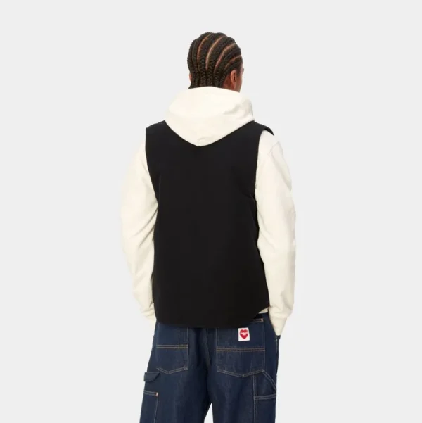 Carhartt WIP Vest (Vinter) | Sort (Heavy Stone Vask) Best Sale