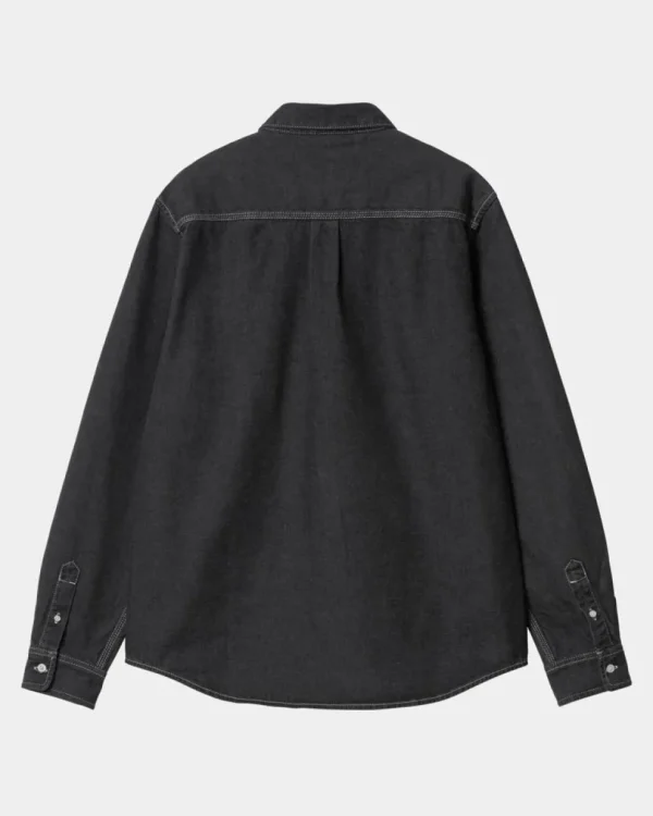 Carhartt WIP Weldon Skjorte | Sort (Stenvasket) Fashion